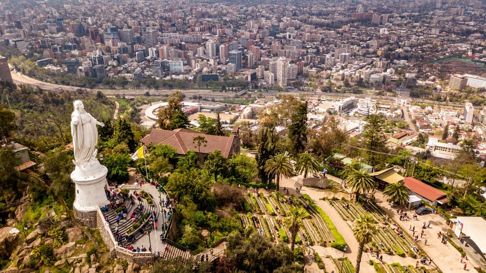 San Cristóbal Hill in Santiago